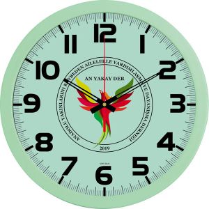 V30-346-MY Plastik Duvar Saati